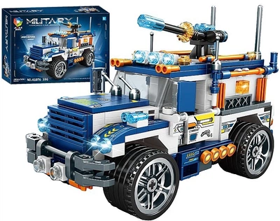 Klocki konstrukcyjne Adar Jeep militarny 396 elementów 30710 (5901271630710)