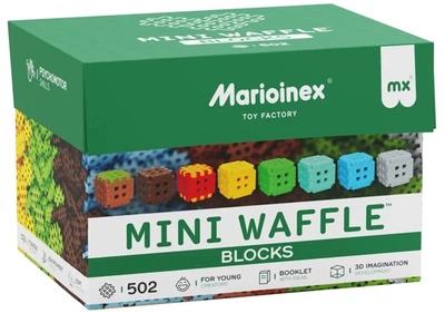 Klocki konstrukcyjne Marioinex Mini Waffle 502 elementy 08228 (5903033908228)