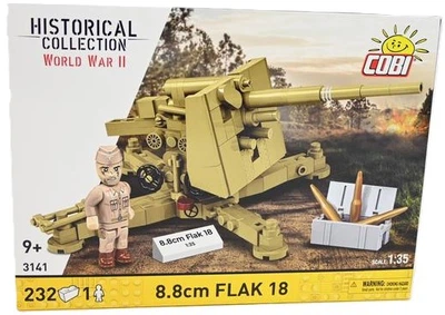 Klocki konstrukcyjne Cobi HC WWII Flak 18 232 elementy 3141 (5902251031411)