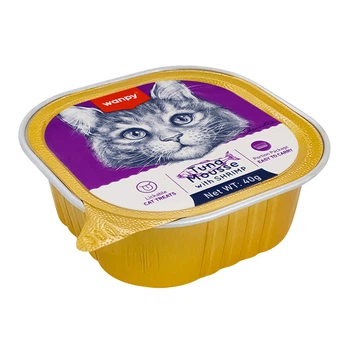 Консерви для котів Wanpy Tuna&Shrimp тунець креветка, мусс 40 г