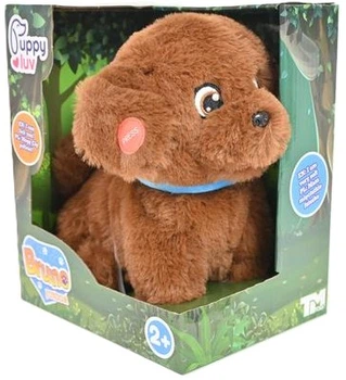 Zabawka interaktywna TM Toys Puppy Luv Pies Bruno Brązowy (5908273001043)