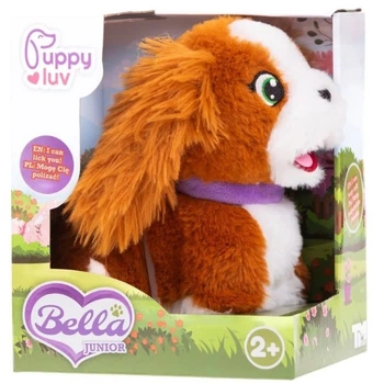 Zabawka interaktywna TM Toys Puppy Luv Pies Junior Bella Brązowy (5908273001067)