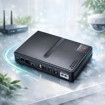 Бесперебойный источник питания ДБЖ UPS для WI-Fi роутера 14 000 мАч на 5/9/12В