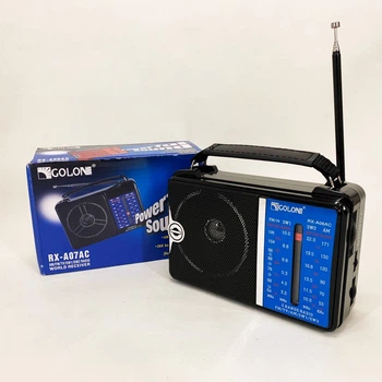 Портативний FM радіоприймач GOLON RX-A06AC акустична система програвач від батарей від мережі