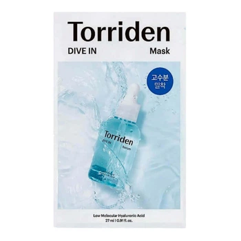 Тканевая маска для глубокого увлажнения Torriden DIVE IN Low Molecular Hyaluronic Acid Mask 27 г