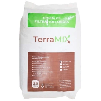 Обезжелезивающая засыпка TerraMIX Premium (25 л)