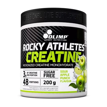 Креатин OLIMP Rocky Athletes Creatine (200 г, sour apple punch)