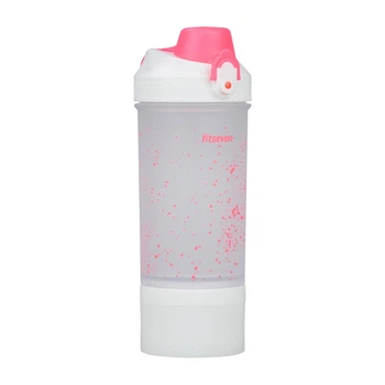 Шейкер UZSPACE Shaker Fitseven Infinity 1110 (500 мл, white/pink)