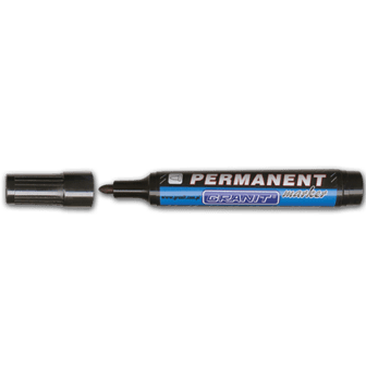 Маркер перманентний GRANIT М860 3-4мм чорний /gr.M860.Black/