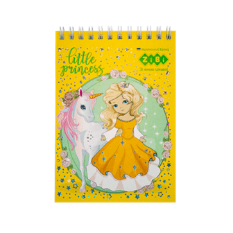 Блокнот ZiBi KIDS Line А6 на гориз. спір. 40арк. PRINCESS 12155 (20) /ZB.12155/
