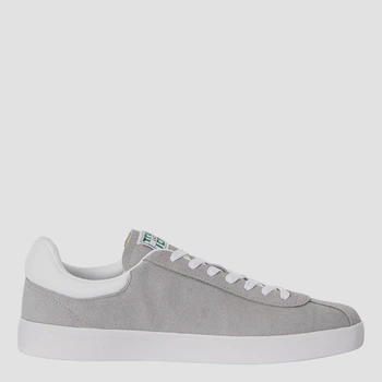 Мужские кеды замшевые низкие Lacoste Baseshot 740078416 46.5 Серые (1159855117)