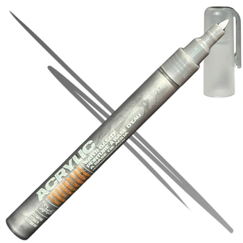 Акриловый маркер Montana Outline Silver (Серебро) 0,7 мм