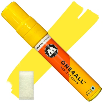 Акриловый маркер Molotow ONE4ALL 627HS Zinc Yellow (Желтый) 15 мм