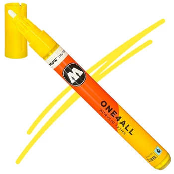 Акриловый маркер Molotow ONE4ALL 127HS Zinc Yellow (Желтый) 2 мм