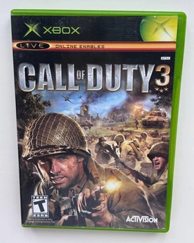 Диск для XBOX Original - Call of Duty 3, англійська версія, Б/В