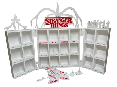 Полиця-вітрина для фігурок Stranger Things Kinder Joy Funko Pop Підставка для колекції Дивні 3D друк НФ001.1