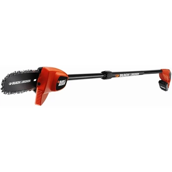Висоторіз акумуляторний BLACK+DECKER з штангою, 18 В, 2 Аг, довжина шини 20 см, штанга довжиною від 150 до 244 см забезпечує