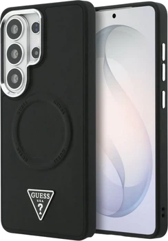 Панель Guess Embossed Ring Triangle Logo MagSafe для Samsung Galaxy S26 Ultra Black (3666339613877)