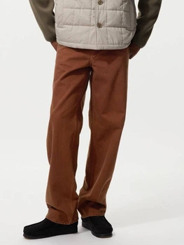 Джинси Regular Fit чоловічі Uniqlo 623447387 40 Коричневі (1159855958)