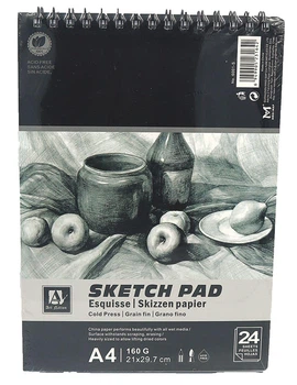 Скетчбук Art Nation А4 24арк. 160 г/м2 спіраль 6001-S