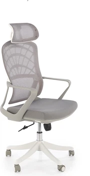 Офісне крісло Halmar Vesuvio 2 Сіро-біле (5905248131774)