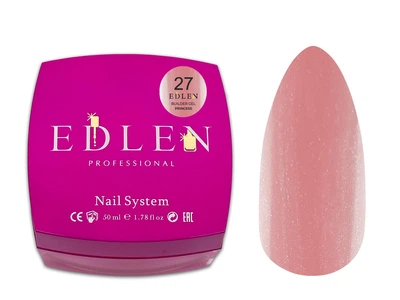 Гель для наращивания ногтей Edlen Builder Gel Princess №27 50 мл