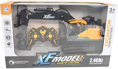 Радіокерований екскаватор Dromader Чорно-Жовтий 1363109 (6900313631097)