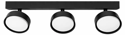 Спотовий світильник BERGER 4003-SL-3 Black GX53 max 3x15 Вт
