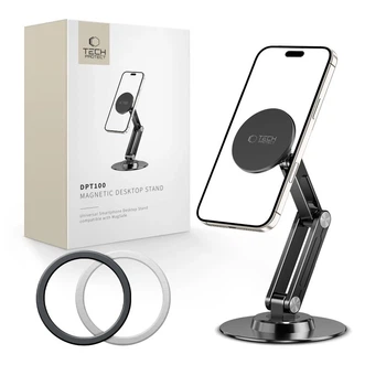 Подставка Tech-Protect DPT100 Universal Magnetic Phone Desktop Stand Black with MagSafe (5906302360512)