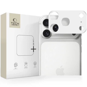 Защитное стекло Tech-Protect для камеры iPhone 17 Pro CamAlloy Fit+ Silver (5906302334551)