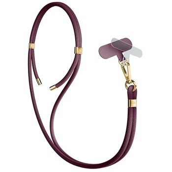 Универсальный шнурок 3mk EasyClip Elite Mulberry with Gold Metal (5903108572576)