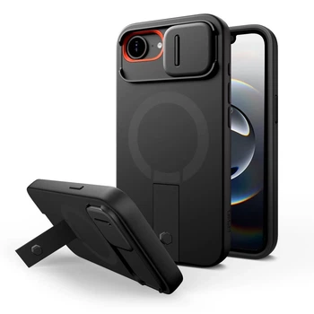 Чехол Tech-Protect Kevlar Aura для iPhone 16e Black with MagSafe (5906302331697)