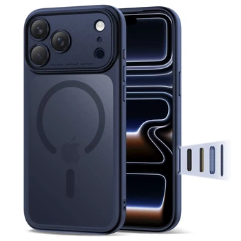 Чехол Tech-Protect MagPeak CC для iPhone 17 Pro Max Matte Deep Blue with MagSafe (5906302333806)