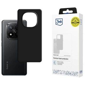 Чехол 3mk Silicone Case для Xiaomi Redmi Note 14 Pro Plus 5G Black (5903108639583)
