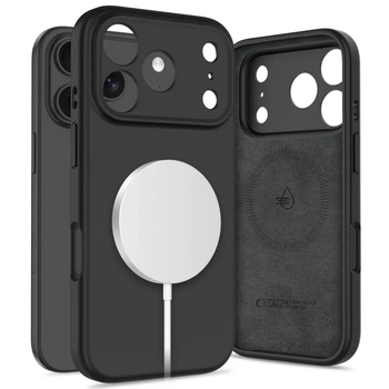 Чехол Tech-Protect Silicone для iPhone 17 Pro Max Black with MagSafe (5906302330164)