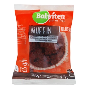 Кекс безглютеновий з шоколадом Balviten 65г