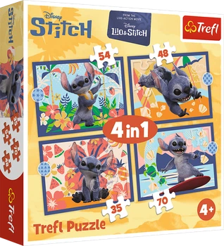Пазлы детские 4в1 Отпуск на Гавайях Trefl 34666 70 шт Разноцветный shop (5900511346664)