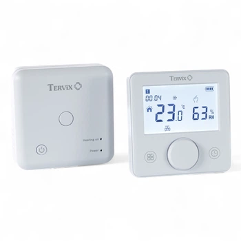 Беспроводной комнатный термостат с WiFi управлением Tervix Pro Line для газ./эл. котла + USB белый (118231)