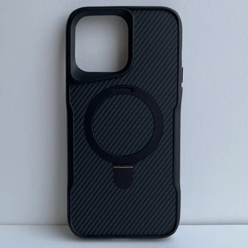 Чохол Carbon Holder Black для Apple iPhone 15 Pro Max