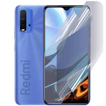 Гидрогелевая пленка для Xiaomi Redmi 9T / Poco M3 защитная протиударная Mietubl Super-TPU Clear