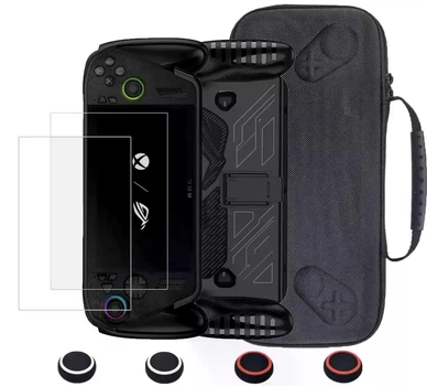 Комплект для Asus ROG Xbox Ally X кейс + чохол + 2 стекла + 4 накладки