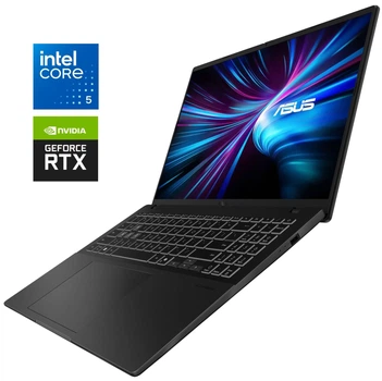 Новый игровой ноутбук Asus V16 V3607VH / 16" (1920x1200) IPS / Intel Core 5 210H (8 (12) ядер по 1.6 - 4.8 GHz) / 32 GB DDR5 / 1000 GB SSD NVMe / nVidia GeForce RTX 5050, 8 GB GDDR7, 128-bit / WebCam