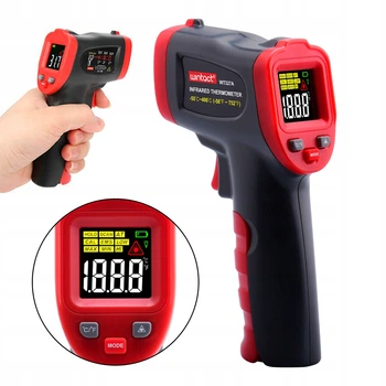 ИК-пирометр промышленный цв. дисплей -50-400°C WINTACT WT327A