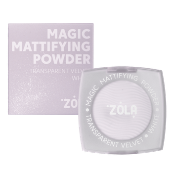 Пудра матирующая для лица с эффектом ретуши Zola Magic Mattifying Powder White 5 г
