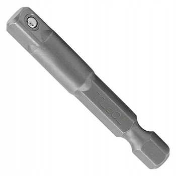 Перехідник для головок під шуруповерт TOPTUL 1/4"х1/4" L50 (6-гр.-квадрат) FPKA0808