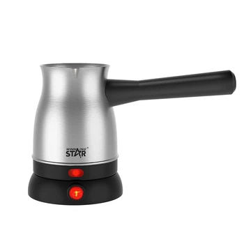 Электротурка кофеварка WINNINGSTAR ST-9895 800W 0.5L Black-Silver