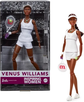Кукла Barbie Inspiring Women Series, Venus Williams Fashion Doll Вдохновляющие женщины Винус Уильямс HRM49