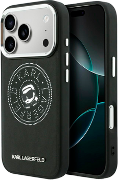 Etui Karl Lagerfeld Point & Karl Sketch MagSafe do Apple iPhone 17 Pro Black (3666339604455)