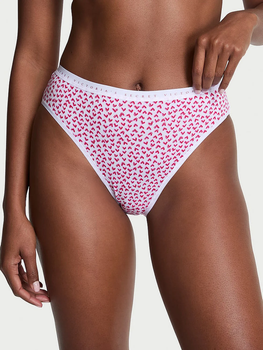 Женские трусики Victoria's Secret (26725598664) Stretch Cotton High-Leg Brief L белые