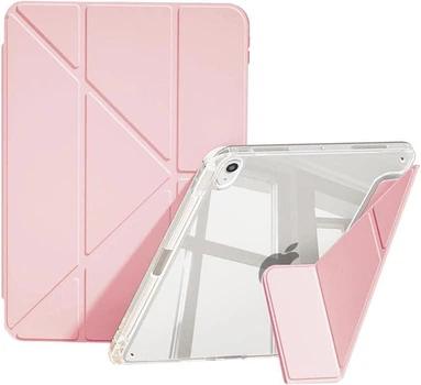 Чохол-Книжка (з місцем під Apple Pencil) Matte origami case for iPad 7/8/9 (10.2") 2019/2020/2021 Pink